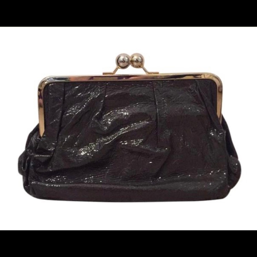 Authentic Patent Leather Goldenbleu Clutch Purse